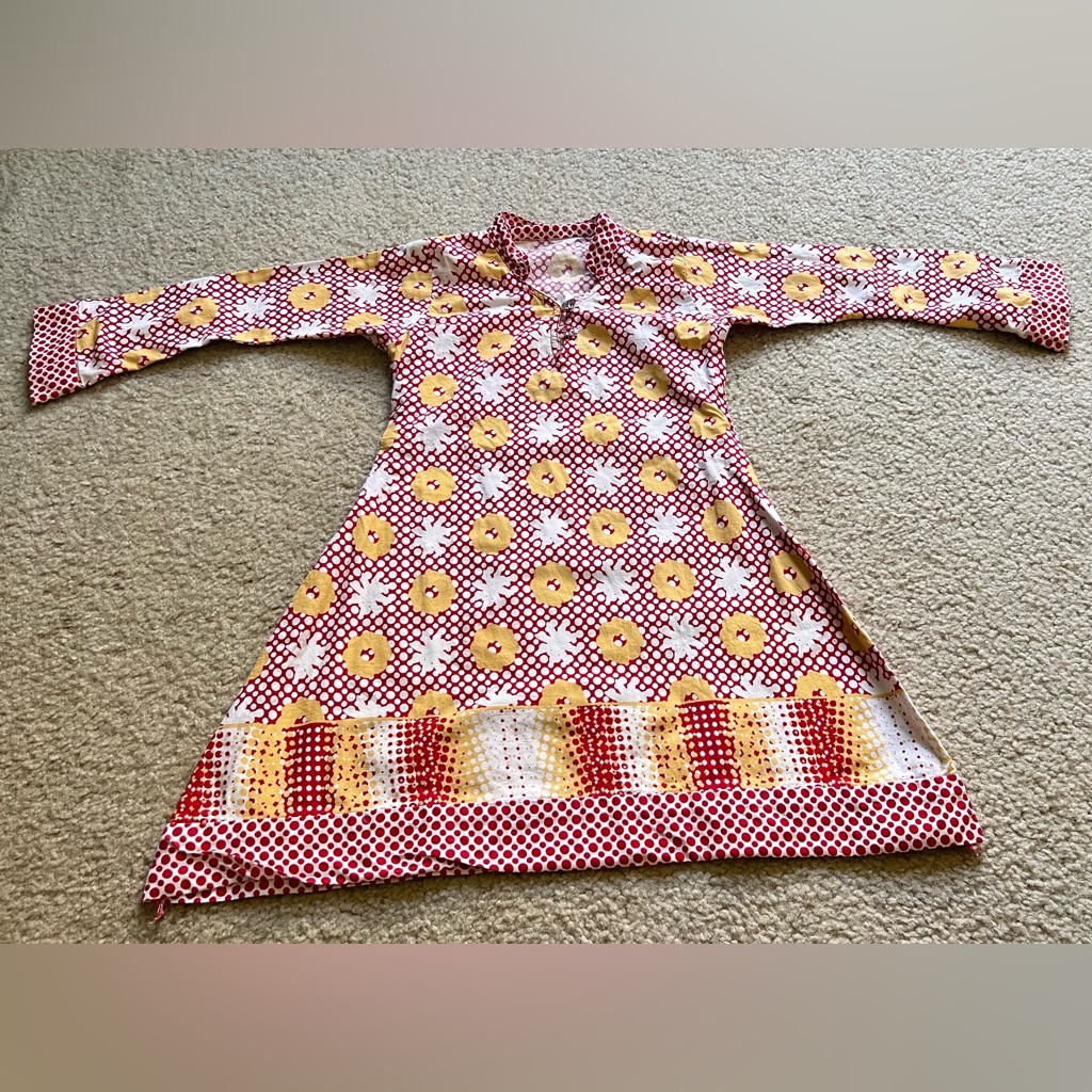 Pakistani Cotton Little Girls Dress